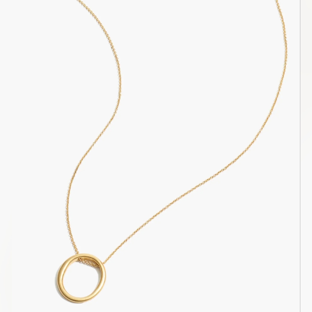 Madewell Oval Pendant Necklace